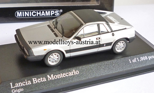 Lancia Beta Monte Carlo 1980 silber metallik 1:43 Lancia Beta Monte Carlo 1980 silber metallik 1:43